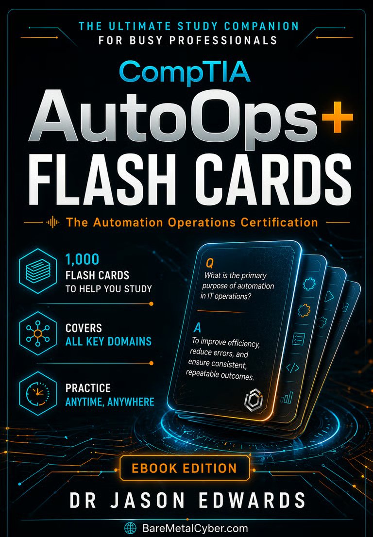 CompTIA AutoOps+ Flashcards cover