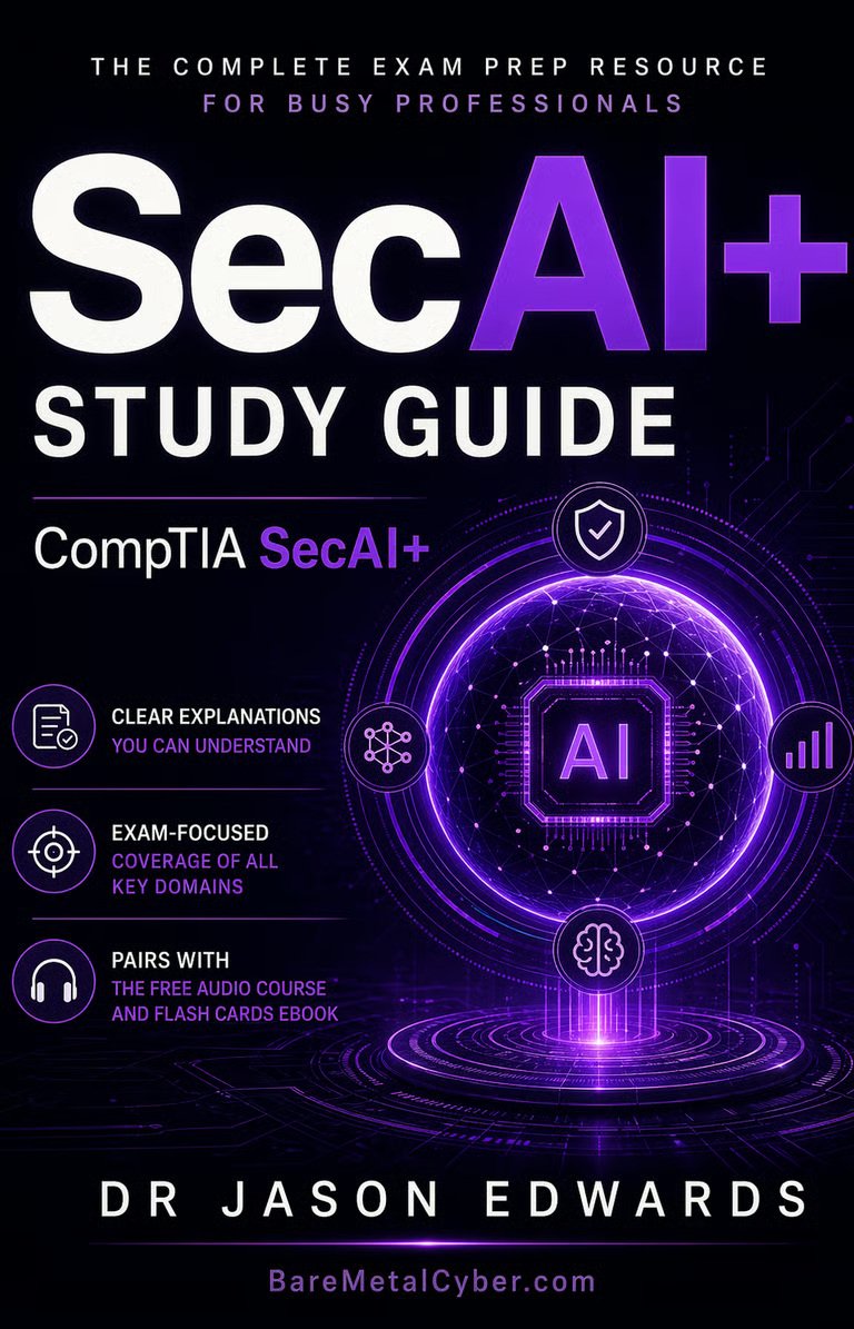 CompTIA SecAI+ Study Guide cover