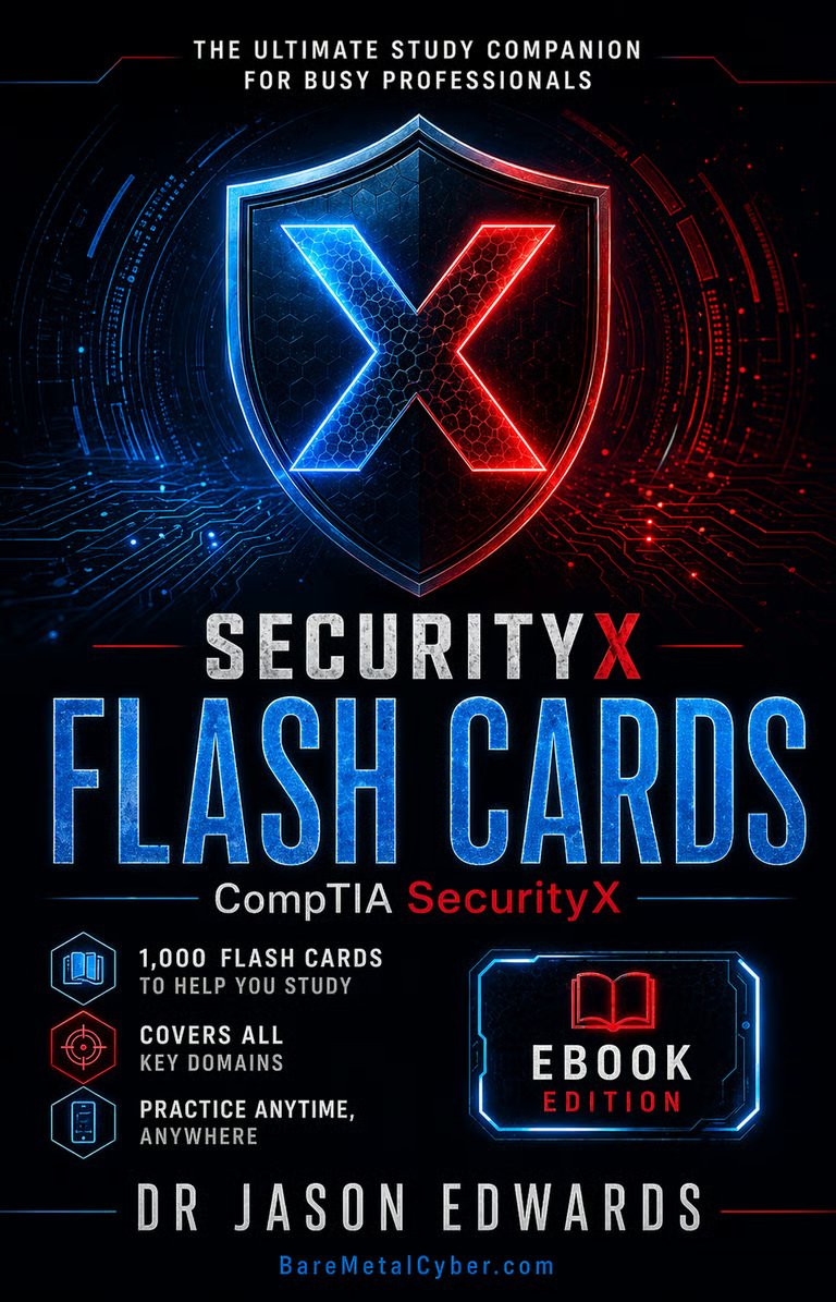 CompTIA SecurityX Flashcards cover