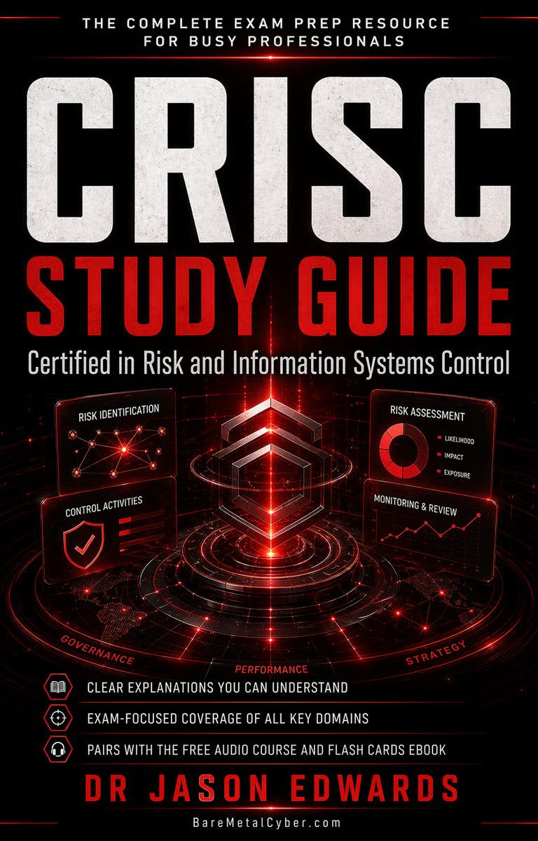 ISACA CRISC Study Guide cover