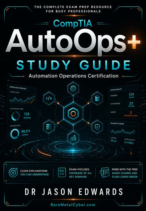 CompTIA AutoOps+ Study Guide cover