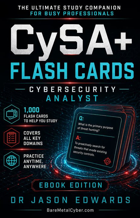 CompTIA CySA+ Flashcards cover