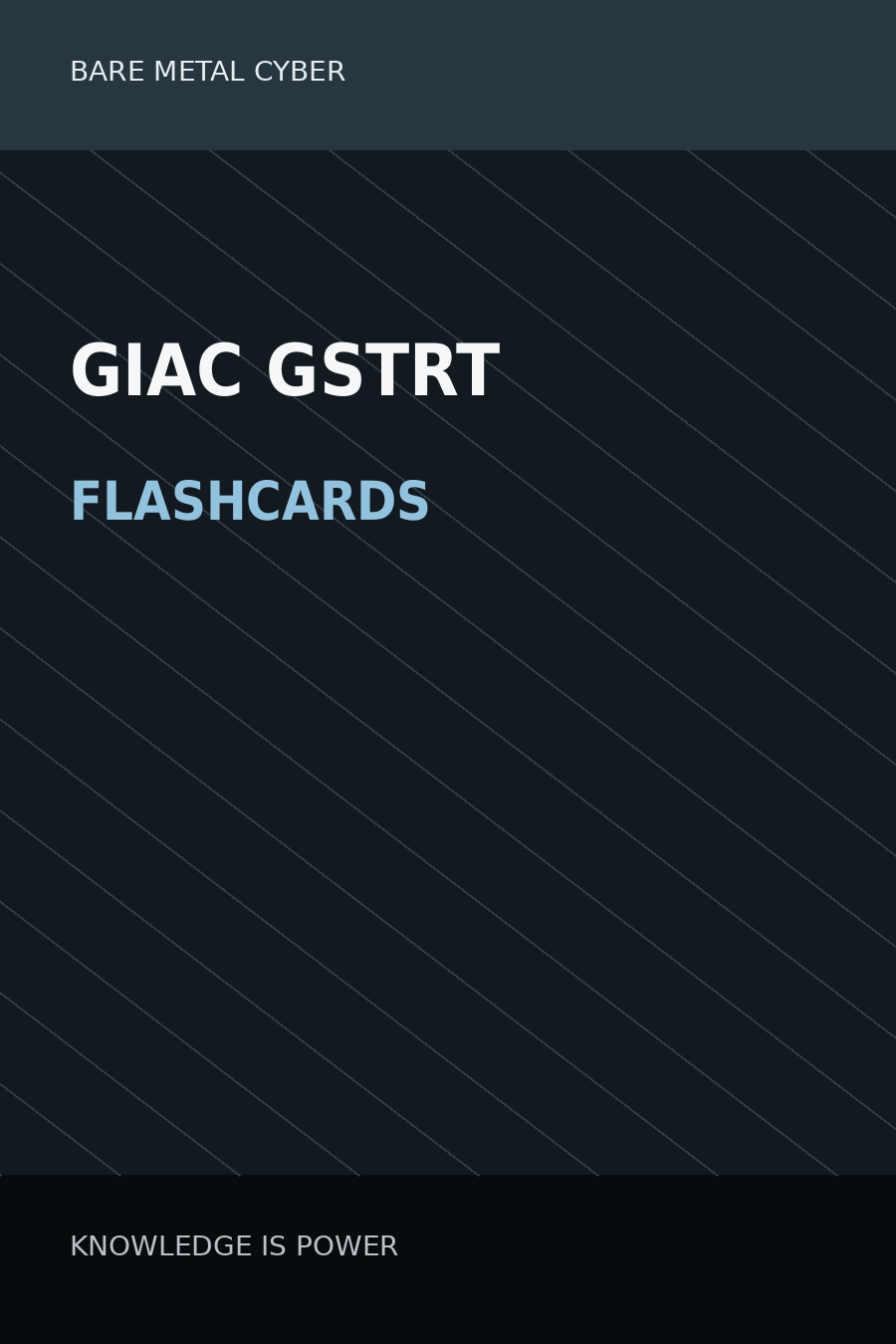 GIAC GSTRT Flashcards cover