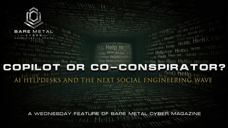 Cover art for Copilot or Co-Conspirator? AI Helpdesks and the Next Social Engineering Wave