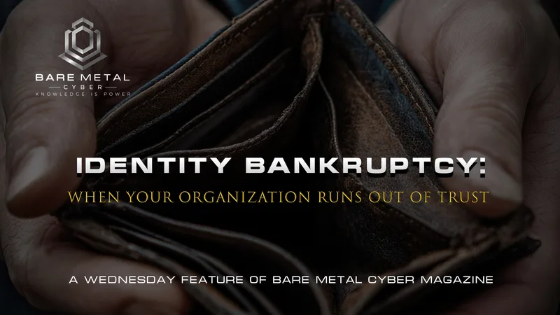 Cover art for Identity Bankruptcy: When Your Organization Runs Out of Trust