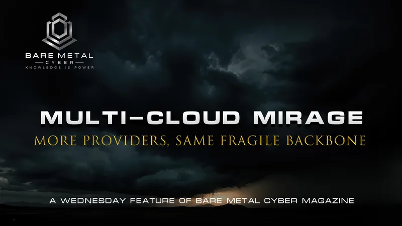 Cover art for Multi-Cloud Mirage: More Providers, Same Fragile Backbone