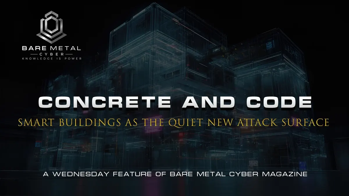 Cover art for Concrete and Code: Smart Buildings as the Quiet New Attack Surface