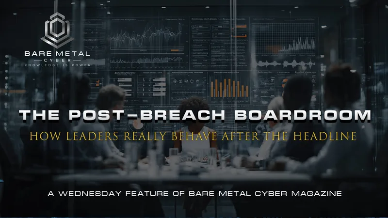 Cover art for The Post-Breach Boardroom: How Leaders Really Behave After the Headline