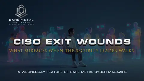 Cover art for CISO Exit Wounds: What Surfaces When the Security Leader Walks
