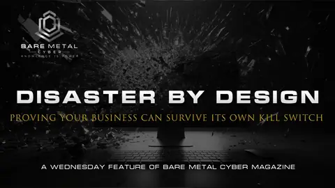 Cover art for Disaster by Design: Proving Your Business Can Survive Its Own Kill Switch