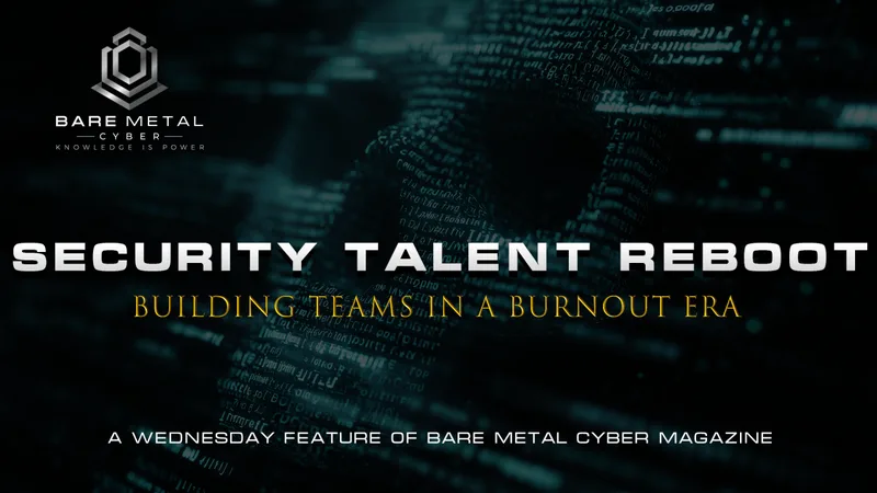 Cover art for Security Talent Reboot: Building Teams in a Burnout Era