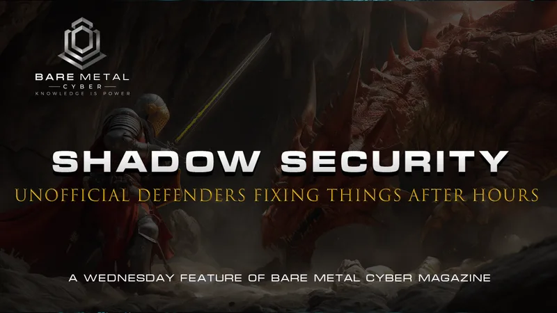 Cover art for Shadow Security: The Unofficial Defenders Fixing Things After Hours