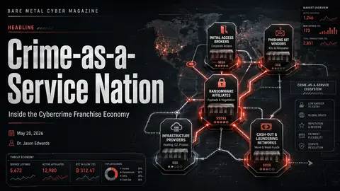 Cover art for Crime-as-a-Service Nation: Inside the Cybercrime Franchise Economy
