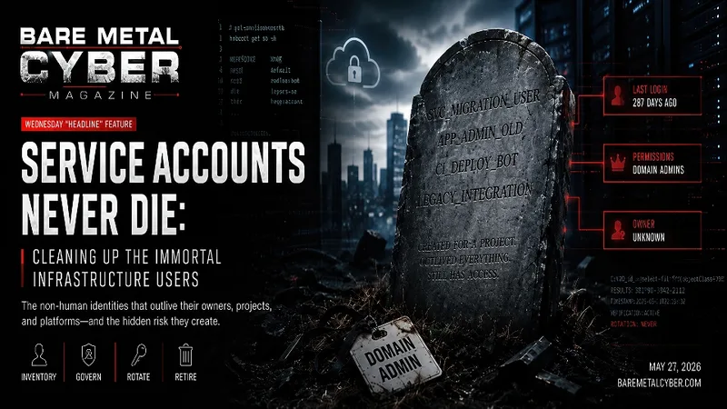 Cover art for Service Accounts Never Die: Cleaning Up the Immortal Infrastructure Users