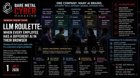 Cover art for LLM Roulette: When Every Employee Has a Different AI in Their Browser