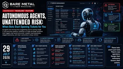 Cover art for Autonomous Agents, Unattended Risk: When Bots Start Opening Tickets for You