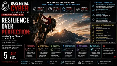 Cover art for Resilience over Perfection: Leading When “Secure” Is Never Done
