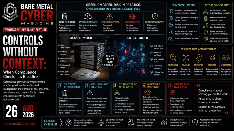 Cover art for Controls Without Context: When Compliance Checklists Backfire