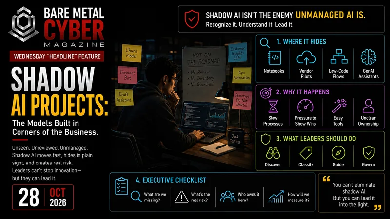 Cover art for Shadow AI Projects: The Models Built in Corners of the Business