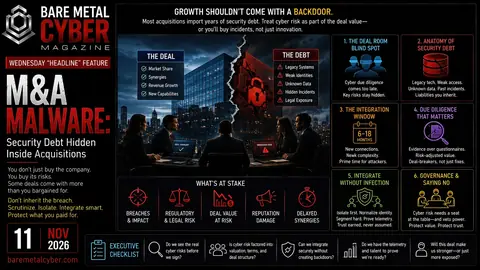 Cover art for M&A Malware: Security Debt Hidden Inside Acquisitions