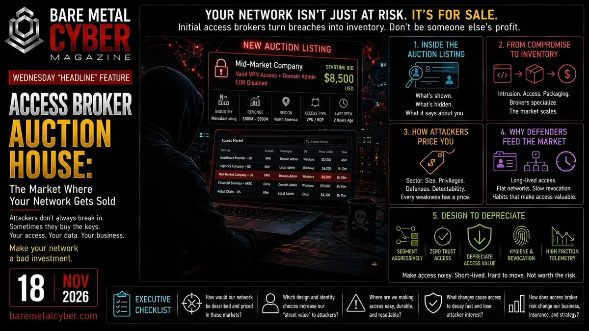 Cover art for Access Broker Auction House: The Market Where Your Network Gets Sold