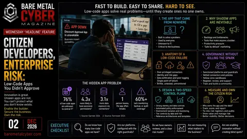 Cover art for Citizen Developers, Enterprise Risk: Low-Code Apps You Didn’t Approve